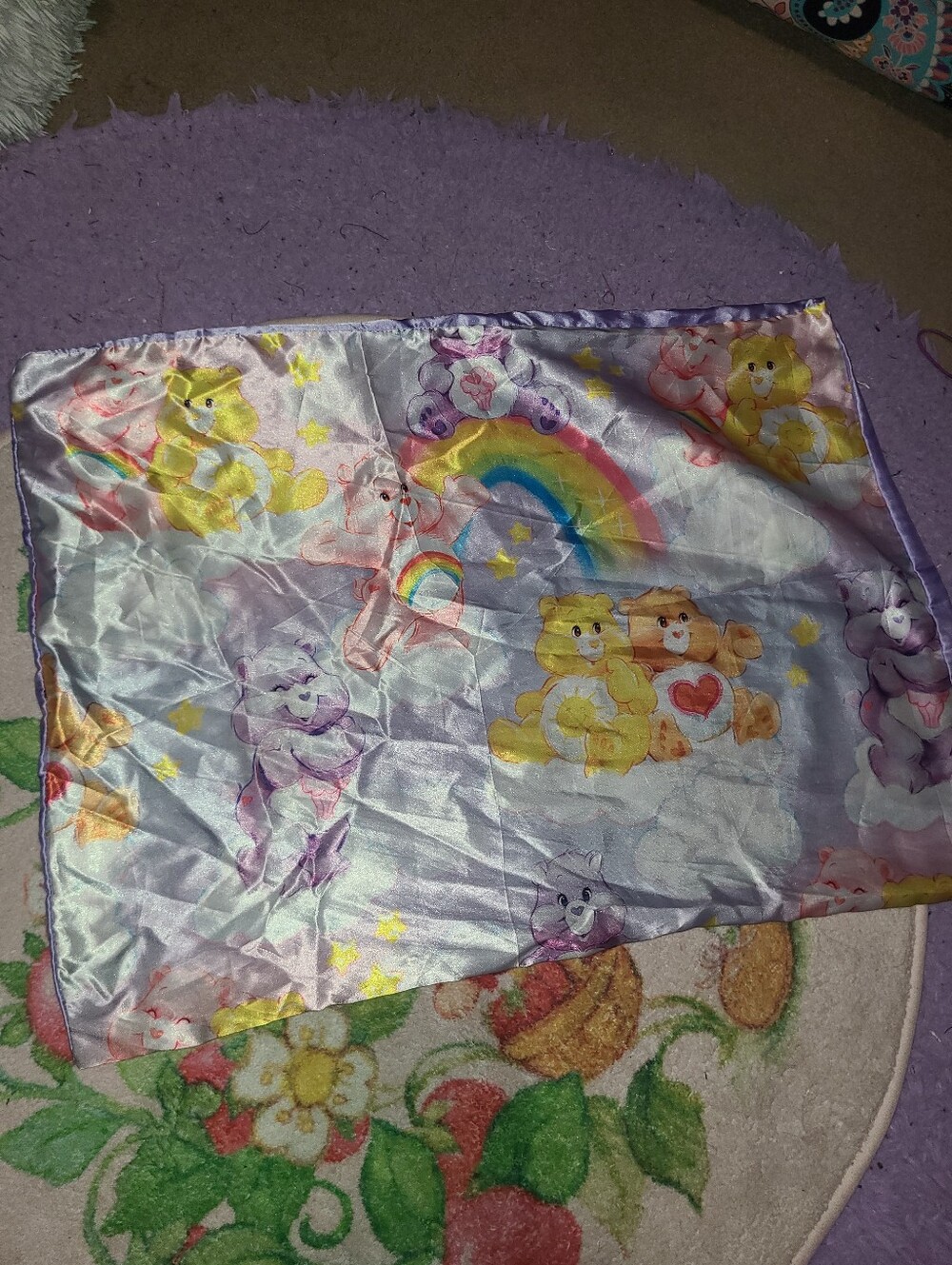 Wrinkled 🤣 Satin Care Bears Standard Pillow Case